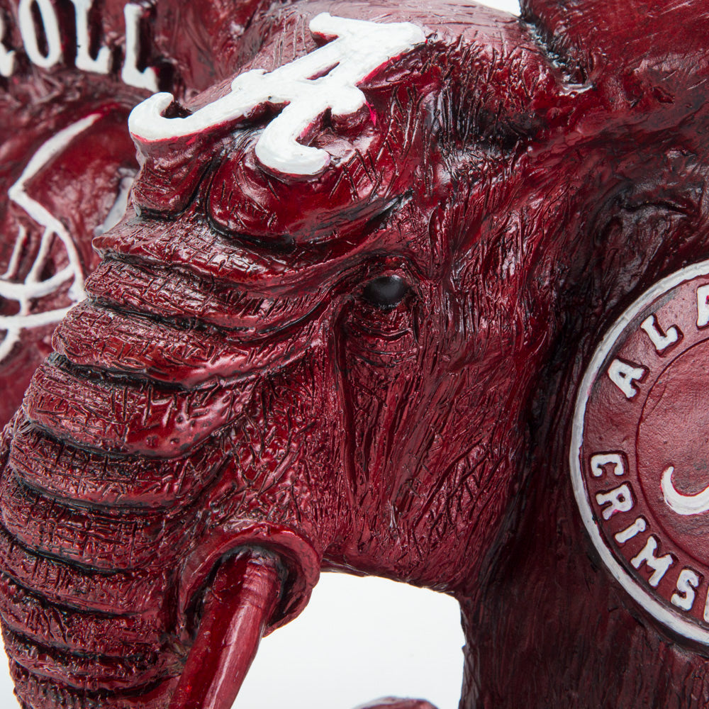 Alabama Crimson Tide Cast Bronze Elephant in Crimson by College Bronze