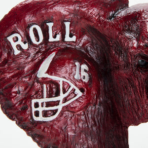 Alabama Crimson Tide Cast Bronze Elephant in Crimson alternate view 8