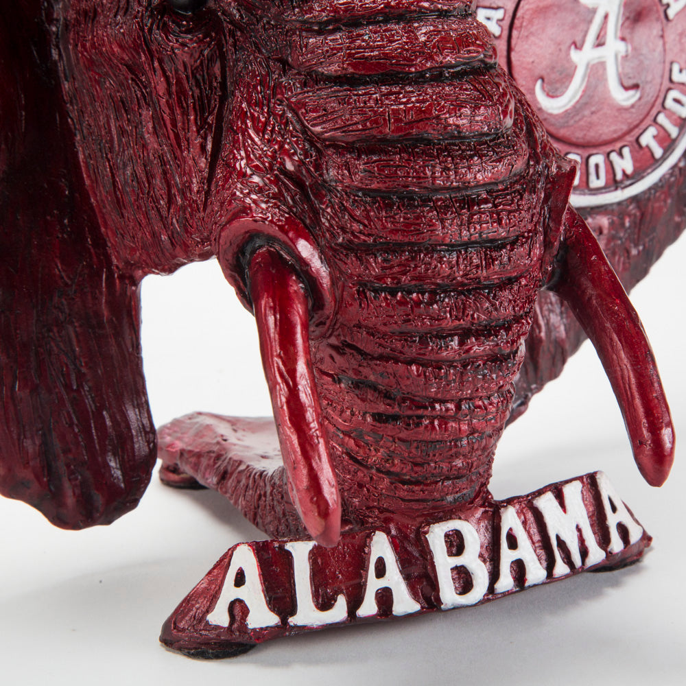 Alabama Crimson Tide Cast Bronze Elephant in Crimson alternate view 9