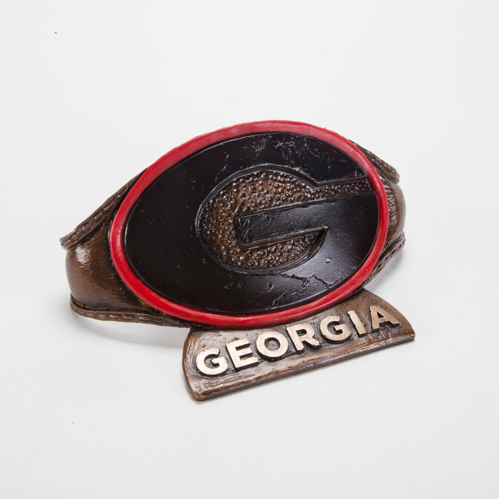 Georgia Bulldogs Cast Bronze G Belt Sculpture by College Bronze