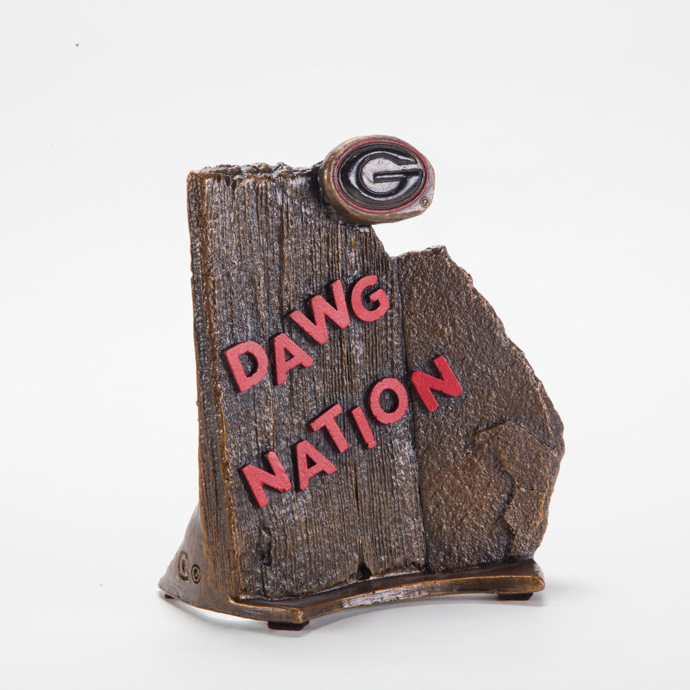 Georgia Bulldogs Cast Bronze Dawg Nation Sculpture by College Bronze
