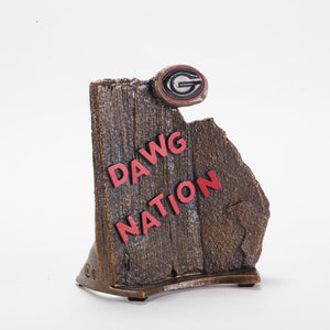Georgia Bulldogs Cast Bronze Dawg Nation Sculpture by College Bronze