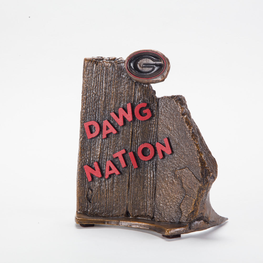 Georgia Bulldogs Cast Bronze Dawg Nation Sculpture alternate view 7