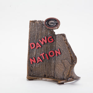 Georgia Bulldogs Cast Bronze Dawg Nation Sculpture alternate view 7