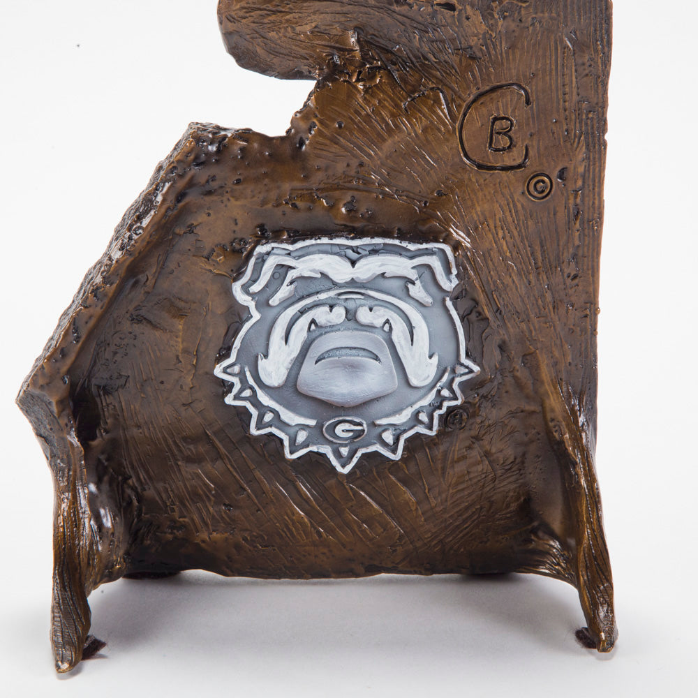 Georgia Bulldogs Cast Bronze Dawg Nation Sculpture alternate view 8