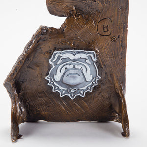 Georgia Bulldogs Cast Bronze Dawg Nation Sculpture alternate view 8
