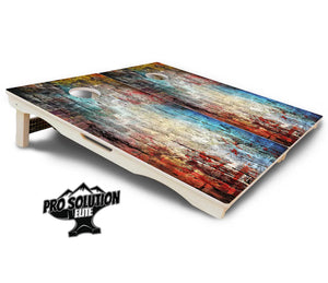 Colorful Brick Cornhole Boards - Pro Solution Elite Series by Cornhole Solutions, custom cornhole board detail photo 5