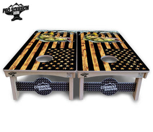 Colorful Deer & Fish Cornhole Boards - Pro Solution Elite Series by Cornhole Solutions, custom cornhole board detail photo 9