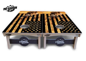 Colorful Deer & Fish Cornhole Boards - Pro Solution Lite Series by Cornhole Solutions, custom cornhole board detail photo 5