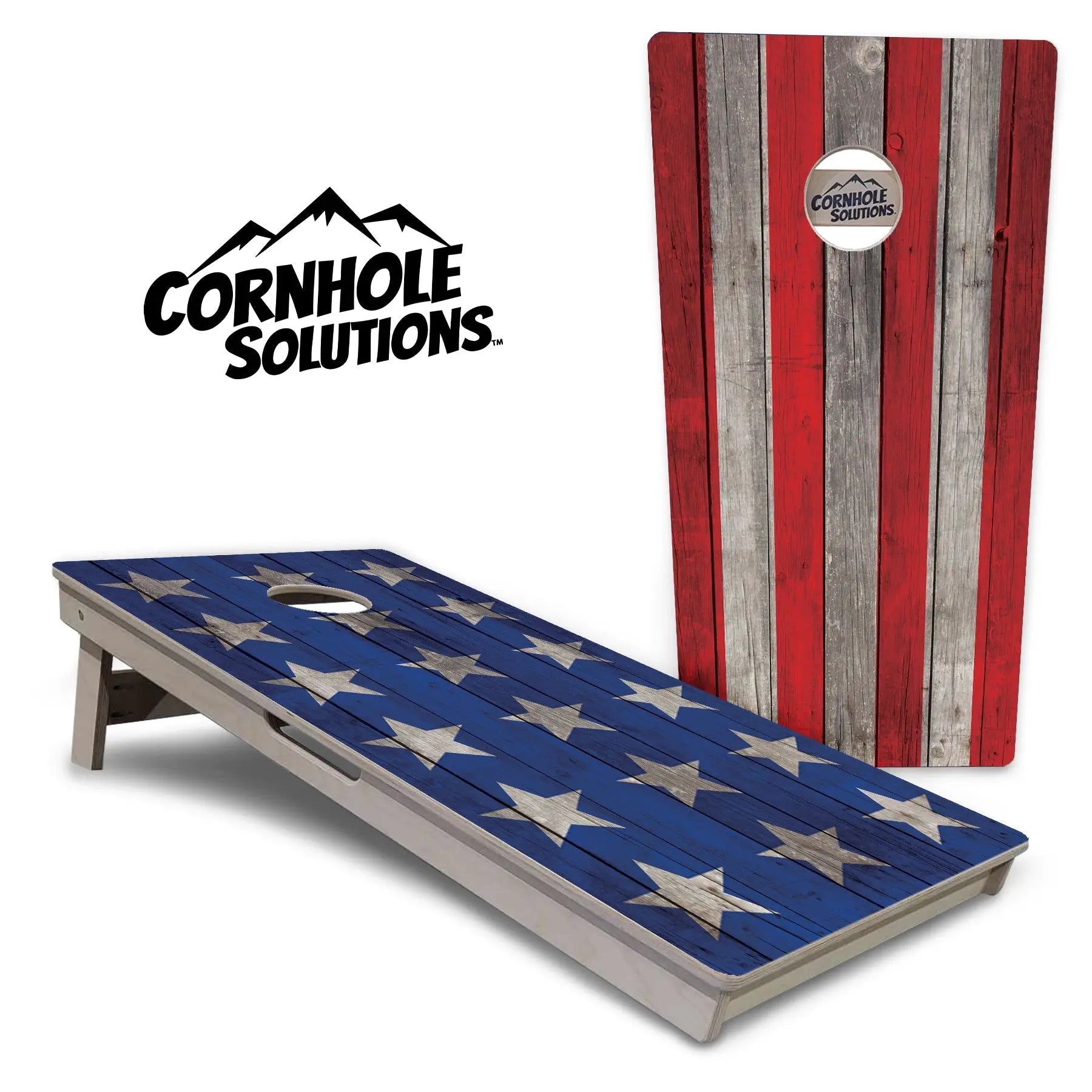 Colorful Large SS Cornhole Boards - Professional Tournament Series by Cornhole Solutions, custom cornhole board main product photo