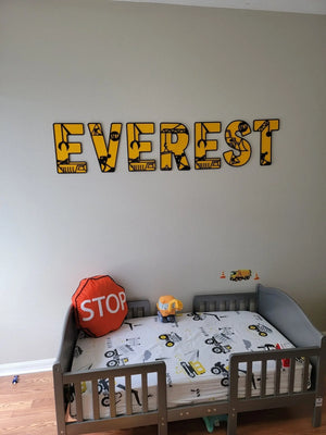 Construction Letters by EverLee Creations, Southern home decor detail photo 5