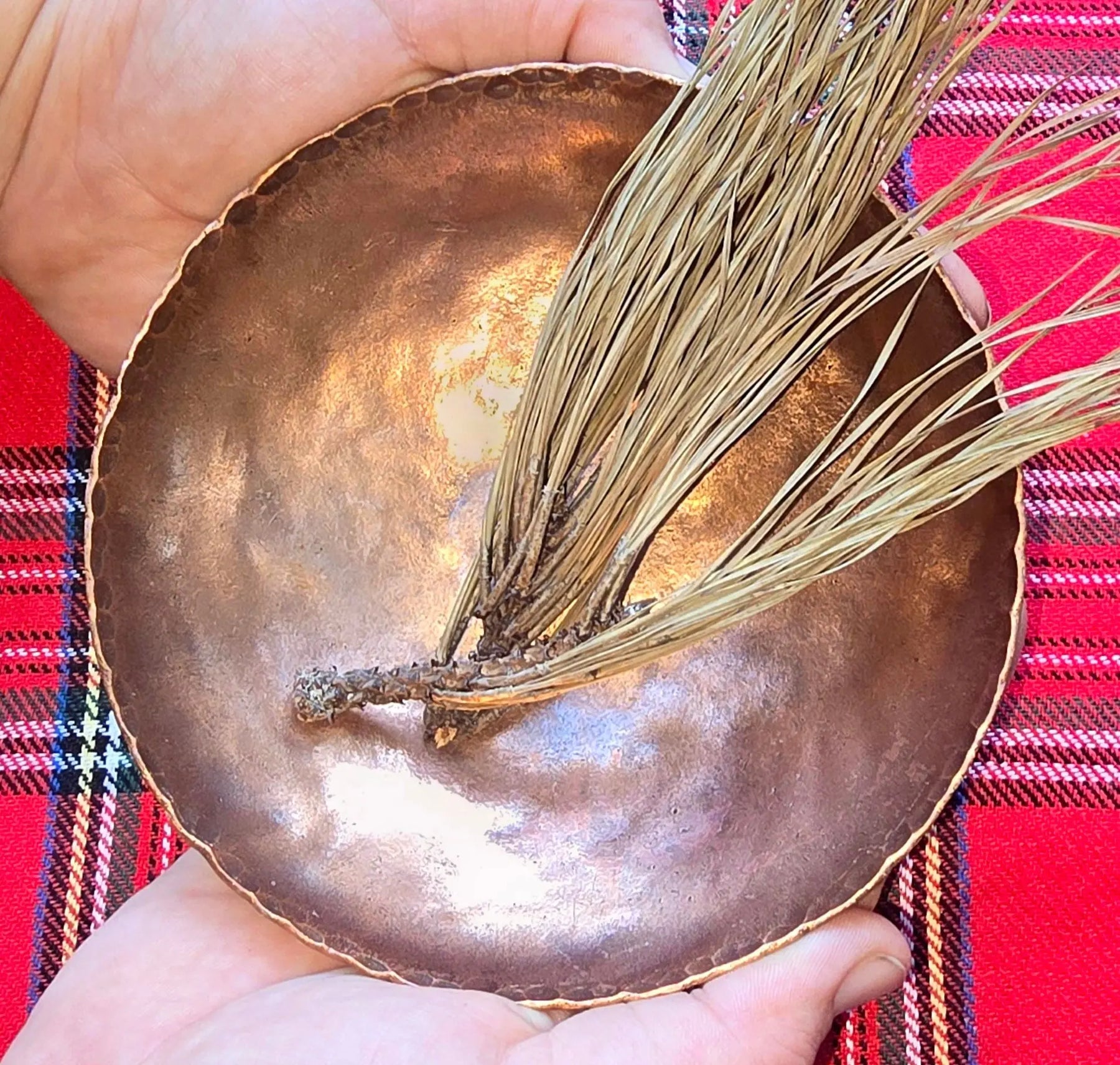 Copper Bowl by Redbeard's Forge LLC, Southern home decor detail photo 7
