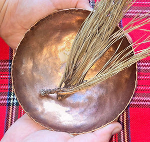 Copper Bowl by Redbeard's Forge LLC, Southern home decor detail photo 7