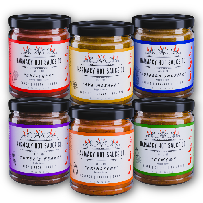 White Label Lineup Pack by Harmacy Hot Sauce Co.