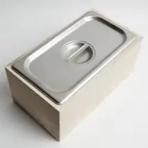 Countertop Compost Bin - Noaway© in Magnolia Wood and Stainless Steel by Alabama Sawyer, Southern lifestyle apparel main product photo