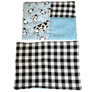 Cow mug rug by East Mississippi Creations, custom drinkware main product photo