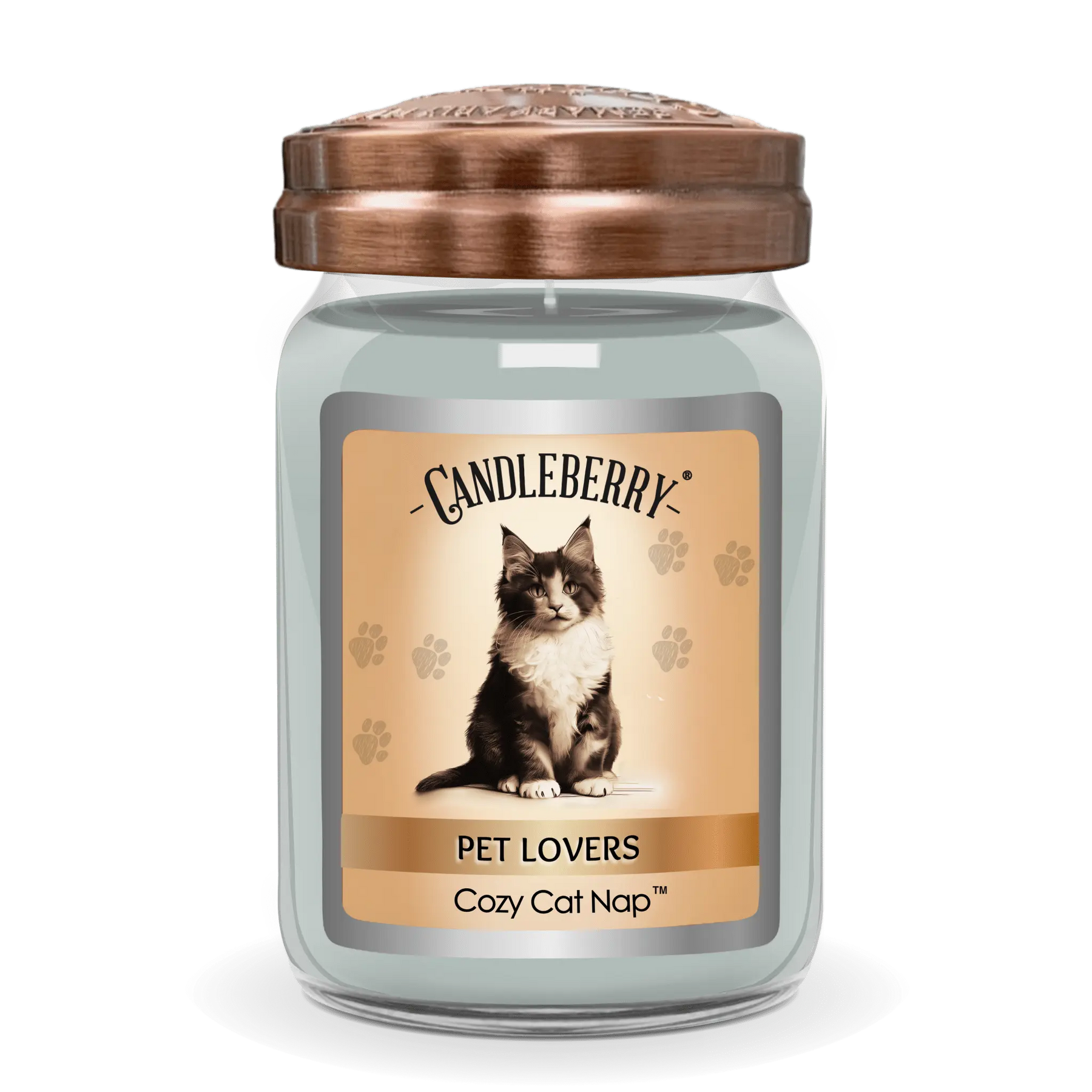 Cozy Cat Nap™ - Large Jar Candle (Collective) by The Candleberry® Candle Company, scented candle main product photo