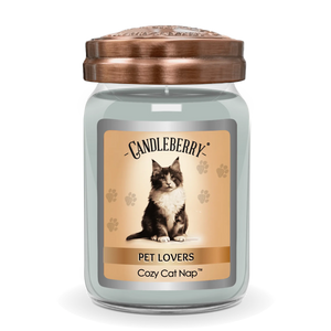 Cozy Cat Nap™ - Large Jar Candle (Collective) by The Candleberry® Candle Company, scented candle main product photo