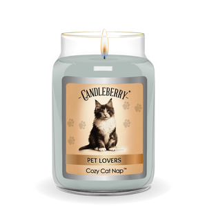 Cozy Cat Nap™ - Large Jar Candle (Collective) by The Candleberry® Candle Company, scented candle detail photo 2
