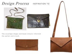 Craft & Forge Leather Crossbody Bag by Mission Mercantile Leather Goods, natural skincare detail photo 6