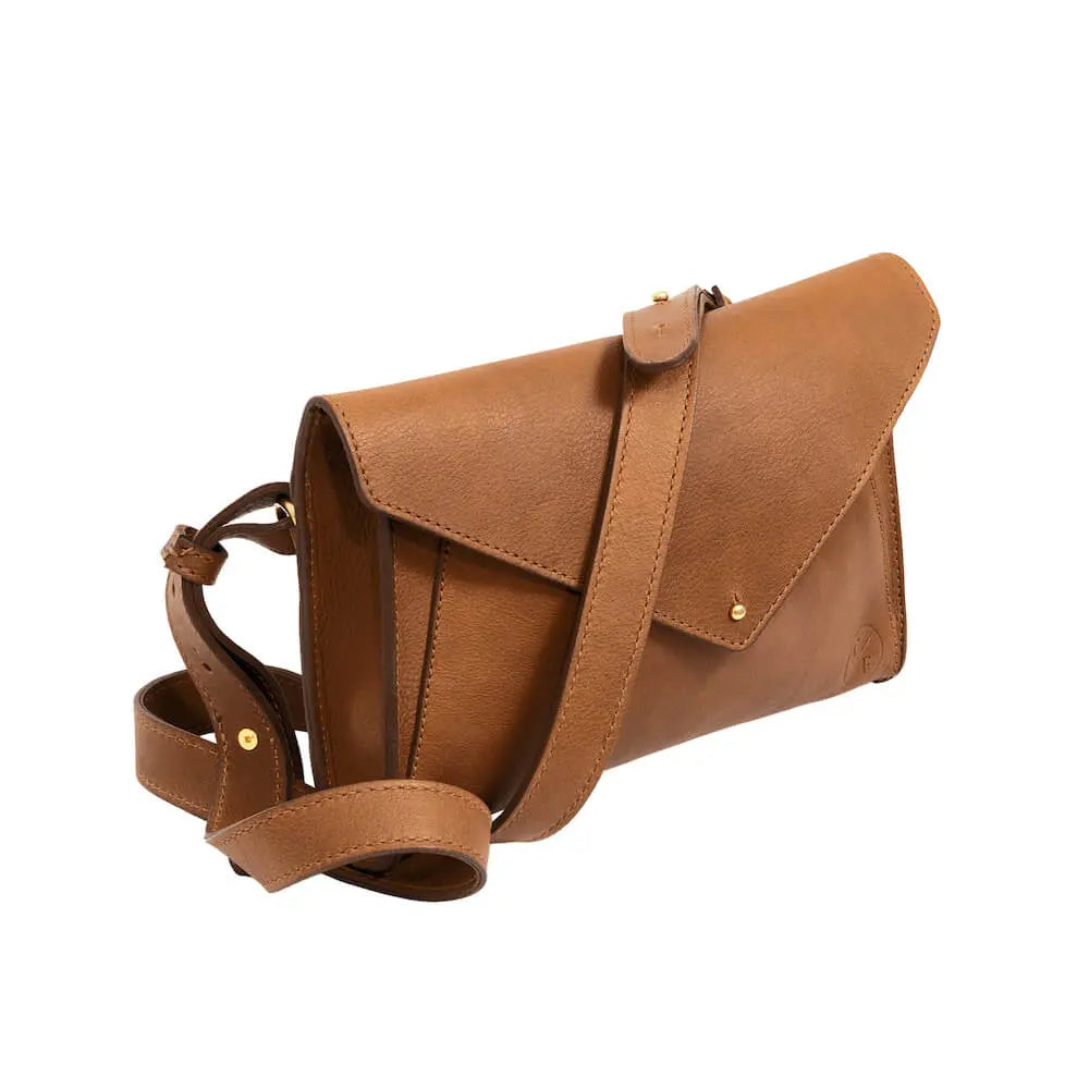 Craft & Forge Leather Crossbody Bag by Mission Mercantile Leather Goods, natural skincare detail photo 8