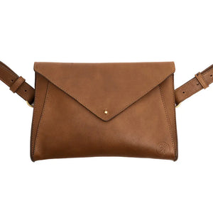 Craft & Forge Leather Crossbody Bag by Mission Mercantile Leather Goods, natural skincare detail photo 11