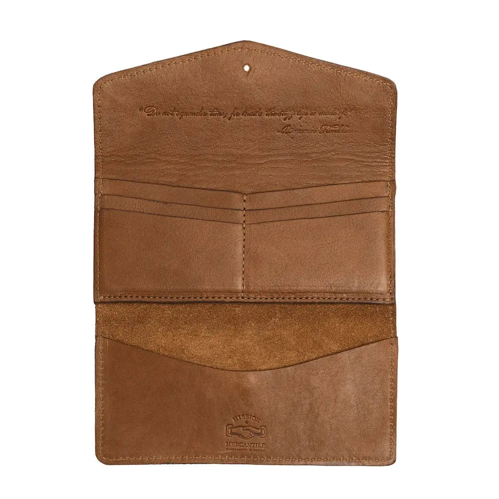 Craft & Forge Leather Wallet by Mission Mercantile Leather Goods, handmade leather goods detail photo 8
