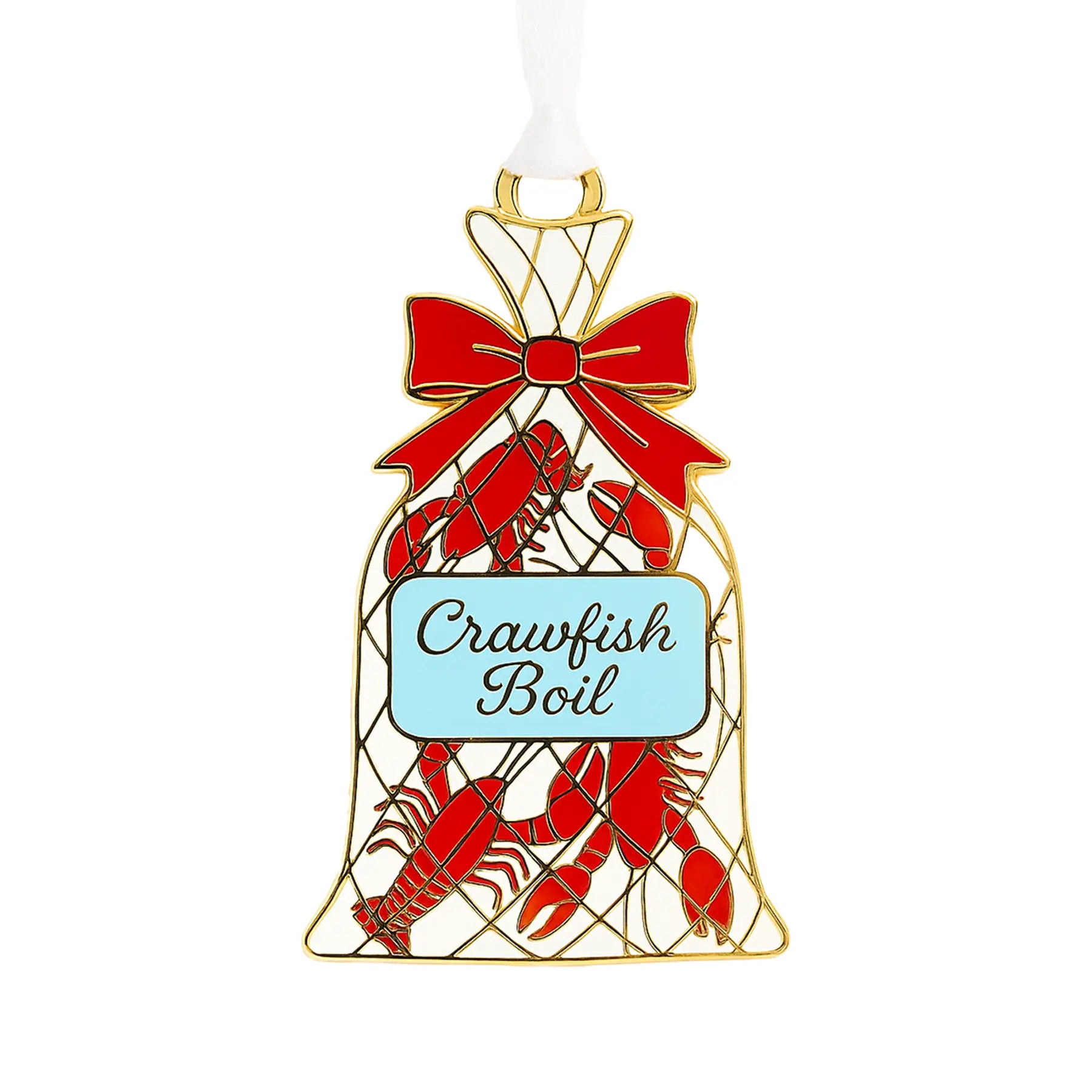 Crawfish Boil Enamel Ornament by Nola Tawk, Southern home decor main product photo