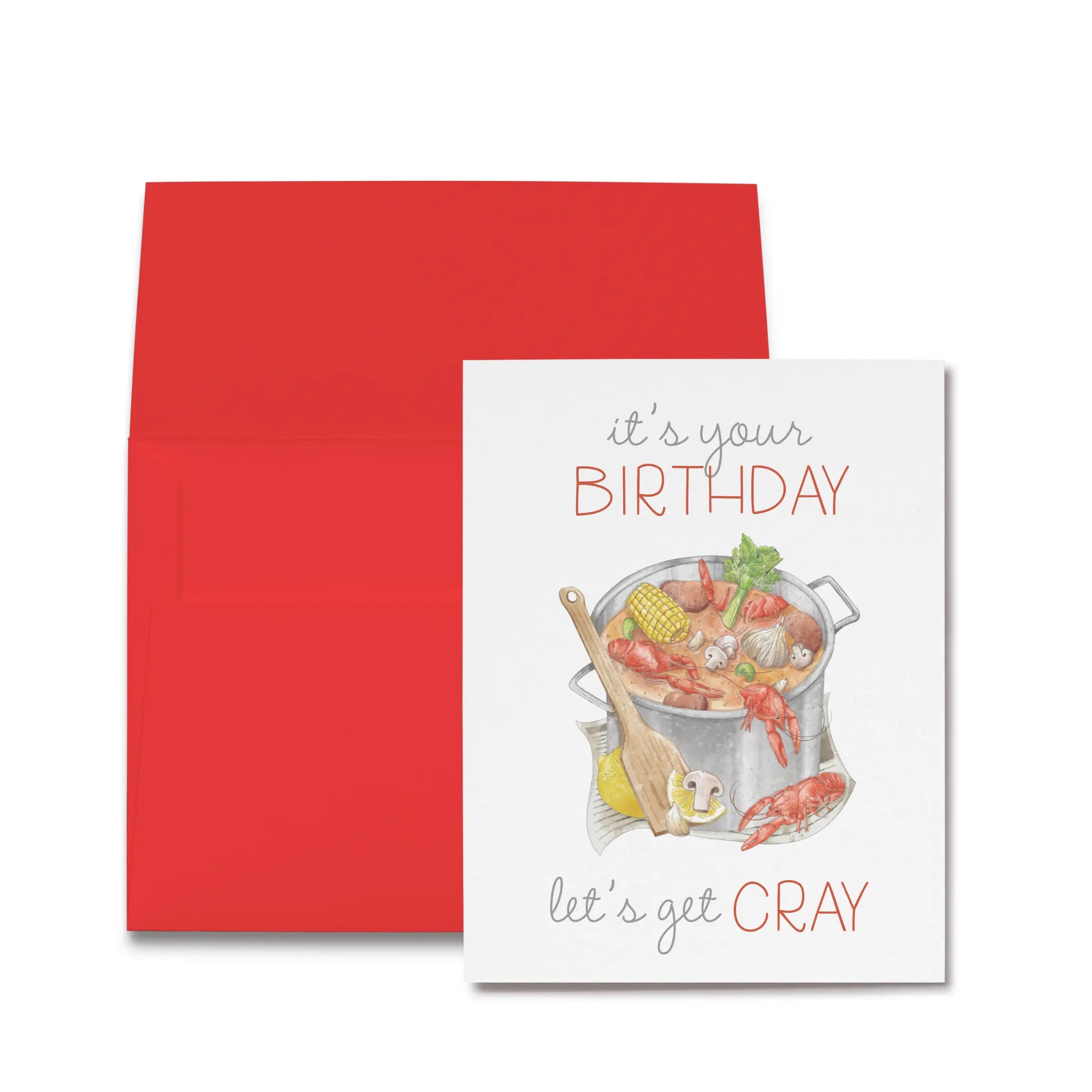 Cray Birthday Card by Nola Tawk, paper gift main product photo