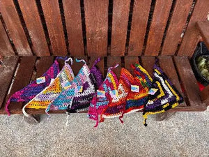 Crocheted Bandanas by Klassy Krafts, pet accessory main product photo
