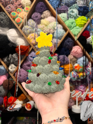 Crocheted Christmas Trees by Klassy Krafts, ornament main product photo
