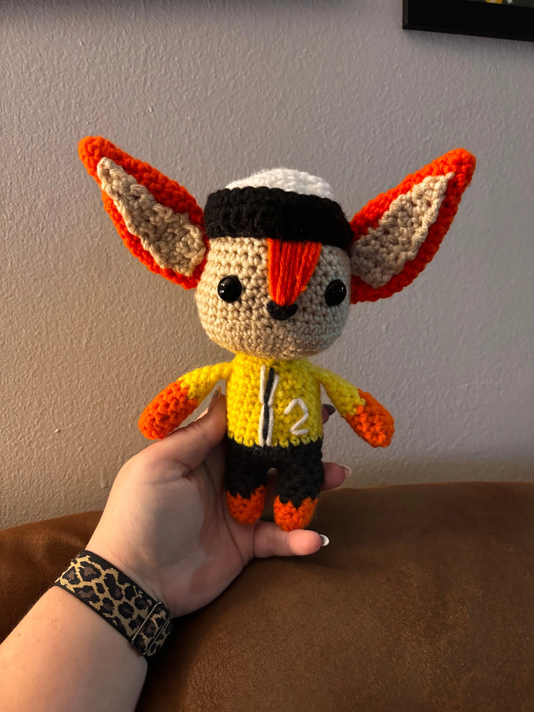Crocheted Zwift Scotty by Klassy Krafts, Southern small business gift main product photo