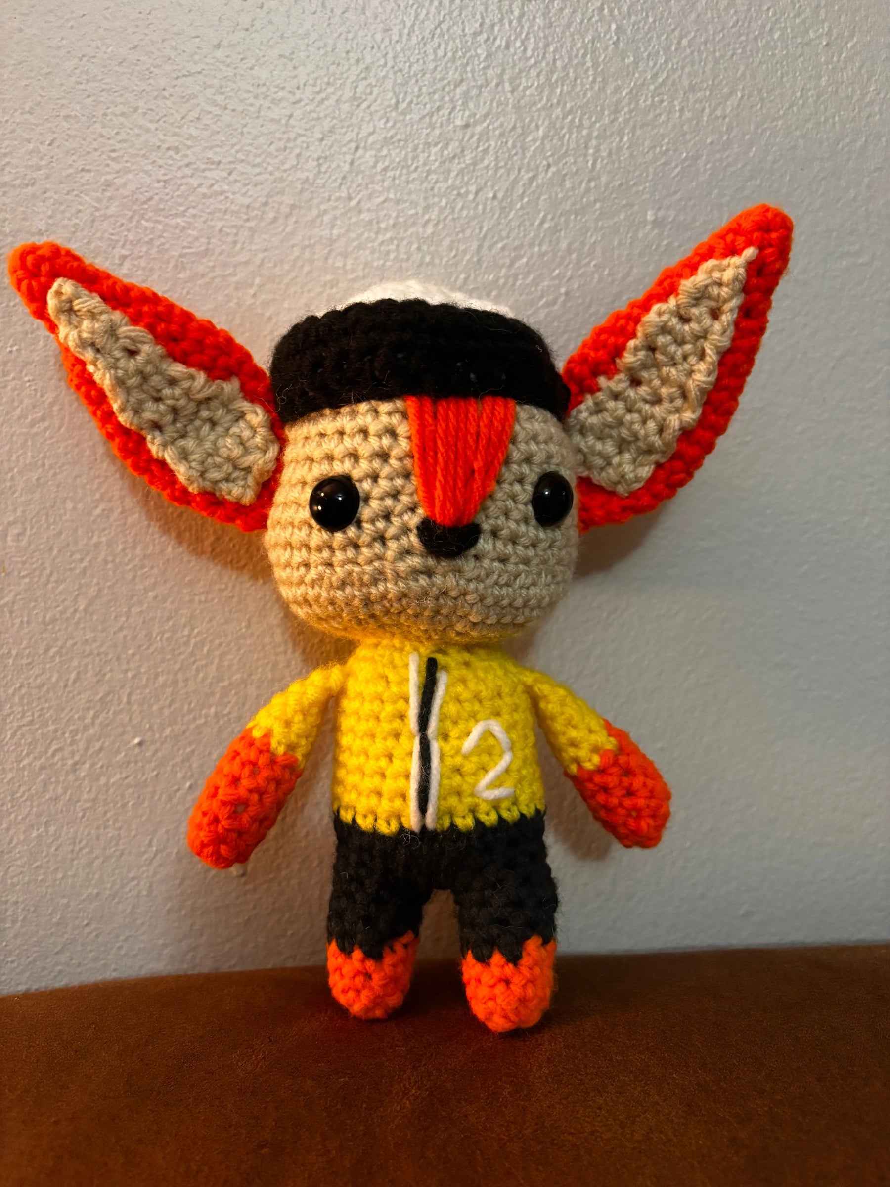 Crocheted Zwift Scotty by Klassy Krafts, Southern small business gift detail photo 2