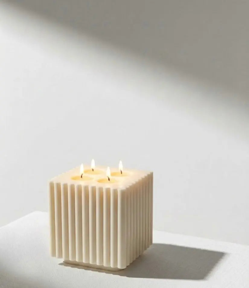 Cube by Believe Candle, scented candle detail photo 2