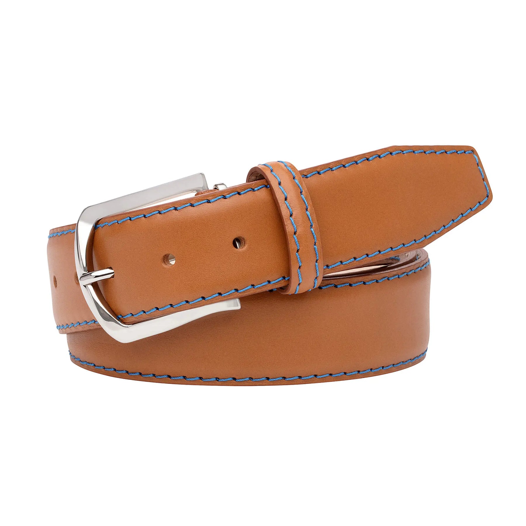 Cuero Smooth Italian Calf Leather Belt by Roger Ximenez: Bespoke Belts and Leather Accessories, handmade leather goods detail photo 4