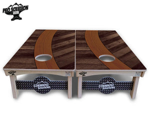 Curved Herringbone Cornhole Boards - Pro Solution Elite Series by Cornhole Solutions, handmade jewelry detail photo 3