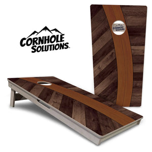 Curved Herringbone Cornhole Boards - Professional Tournament Series by Cornhole Solutions, handmade jewelry main product photo