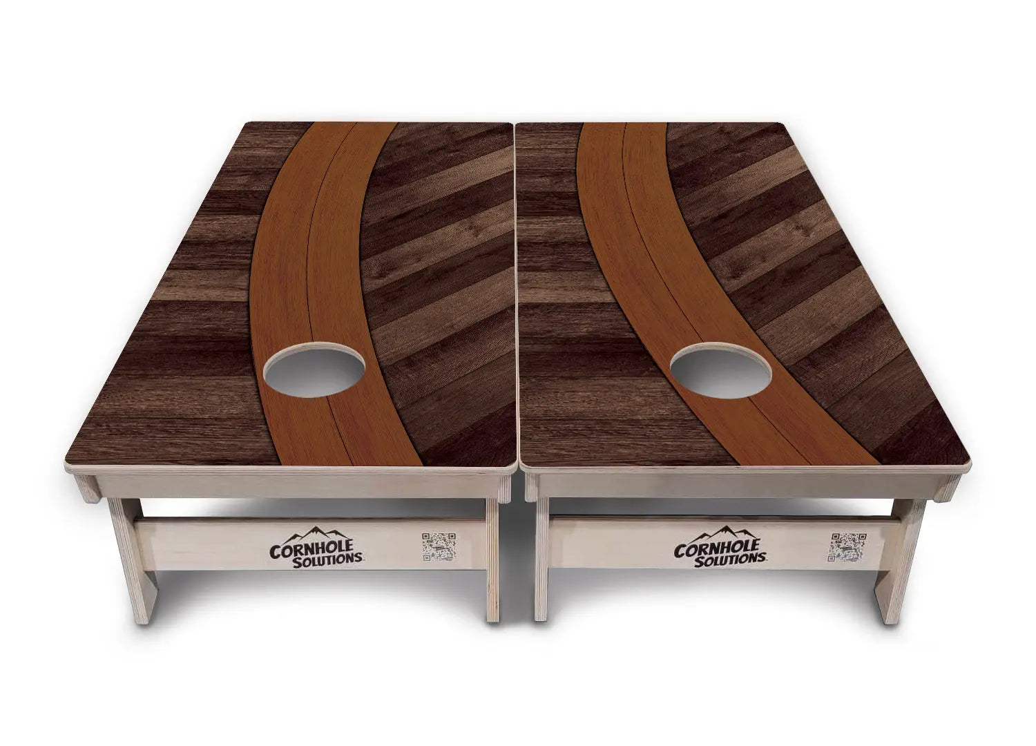 Curved Herringbone Cornhole Boards - Professional Tournament Series by Cornhole Solutions, handmade jewelry detail photo 2