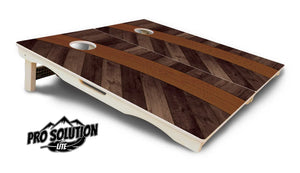 Curved Wood Cornhole Boards - Pro Solution Lite Series by Cornhole Solutions, custom cornhole board detail photo 4
