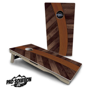 Curved Wood Cornhole Boards - Pro Solution Lite Series by Cornhole Solutions, custom cornhole board detail photo 5