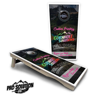 Custom Cornhole Boards - Pro Solution Lite Series by Cornhole Solutions, custom cornhole board detail photo 2
