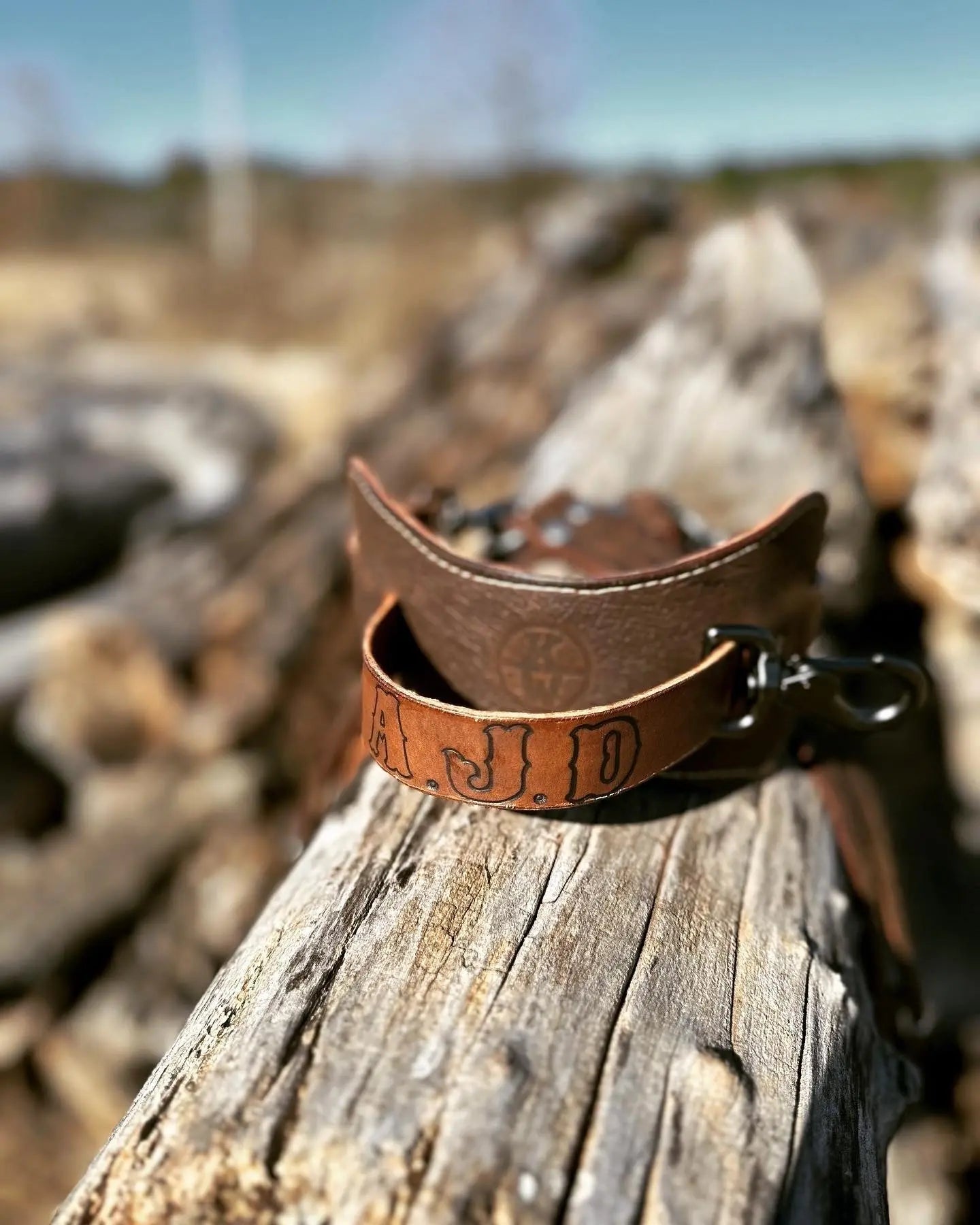 Custom Duck Lanyard by Kw Leatherworks, handmade leather goods detail photo 2