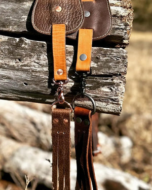 Custom Duck Lanyard by Kw Leatherworks, handmade leather goods detail photo 6