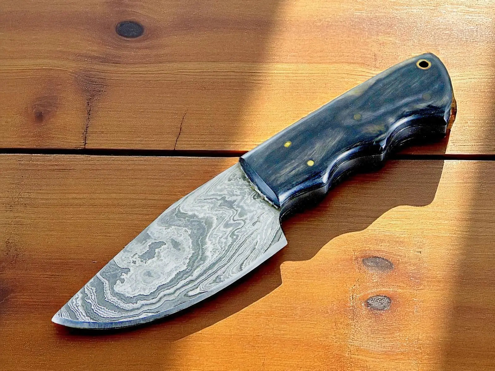 Custom Handmade Damascus Skinning Knives by Damascus Knife Store, Southern handmade gift main product photo