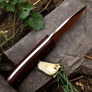 Custom Handmade Hunting Knife – High-Carbon Steel Blade by Damascus Knife Store, Damascus knife detail photo 3