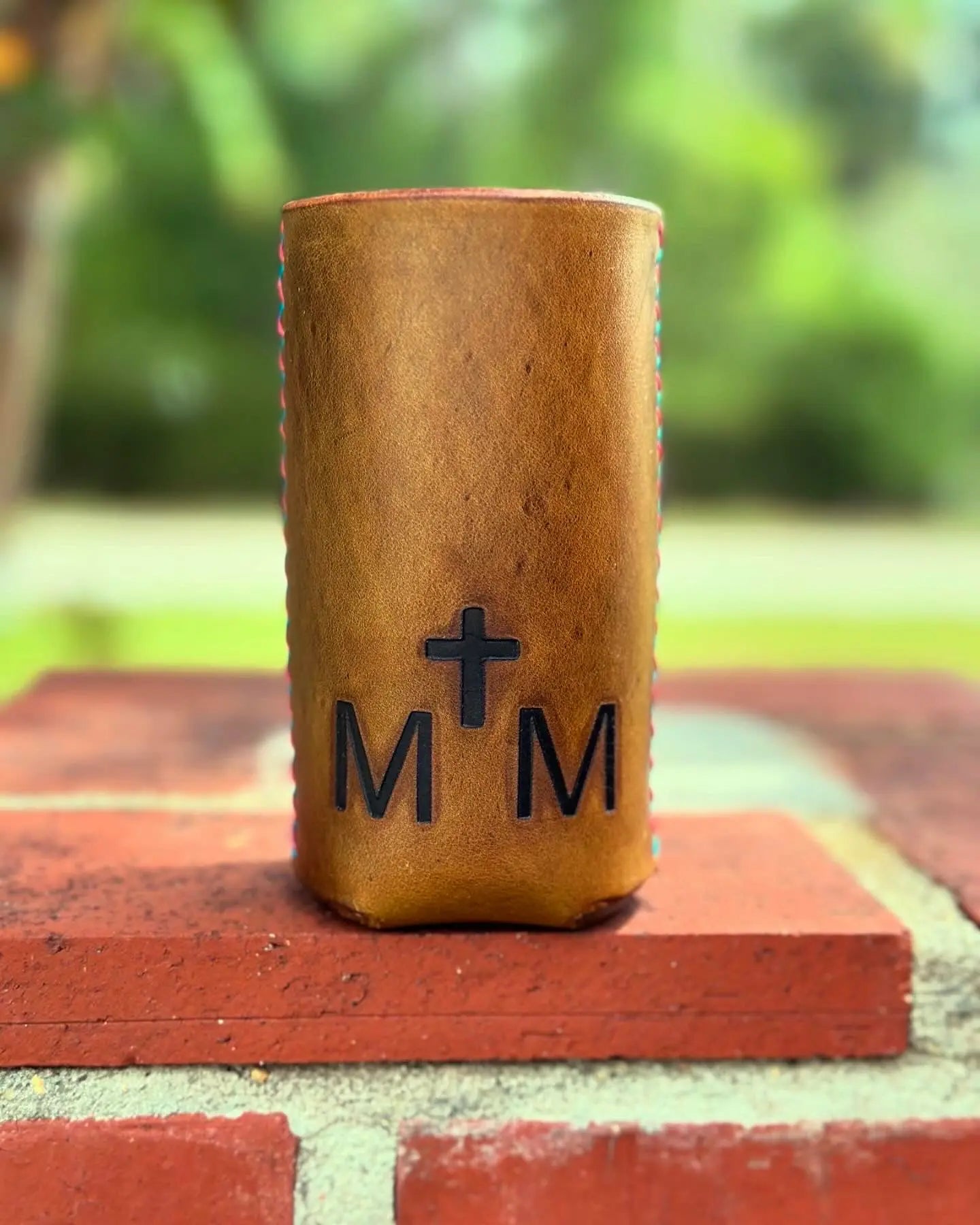 Custom Koozies by Kw Leatherworks, custom drinkware detail photo 5