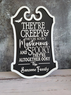 Custom Last Name Halloween Sign by EverLee Creations, Southern home decor detail photo 8