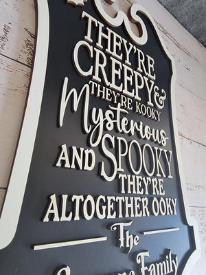 Custom Last Name Halloween Sign by EverLee Creations, Southern home decor detail photo 10