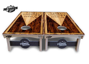 Custom Wooden Triangle Cornhole Boards - Pro Solution Lite Series by Cornhole Solutions, custom cornhole board detail photo 4