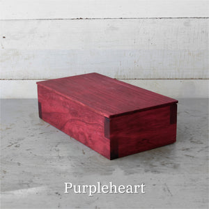 Handmade custom solid hardwood keepsake box by Dennehey Design Co. detail view 15